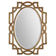 Uttermost Margutta Gold Oval Mirror
