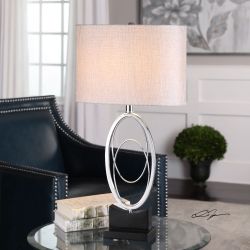 Savant Polished Nickel Table Lamp