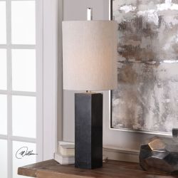 Delaney Marble Column Accent Lamp