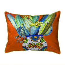 Potted Cactus Extra Large Zippered Indoor/Outdoor Pillow 20x24