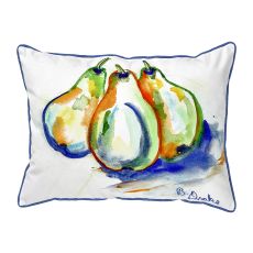 Three Pears  Indoor/Outdoor Extra Large Pillow 20X24