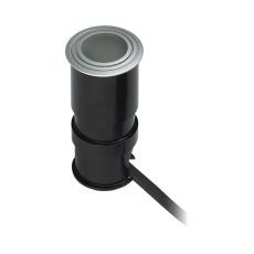Alpha Collection 1 Light Wet Location Led Button In Brushed Aluminum