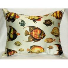 School Of Fish Outdoor Pillow