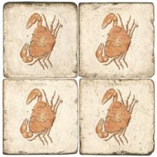Crab Marble Coasters S4