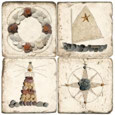 Botticino Decorative Nautical Coasters, II