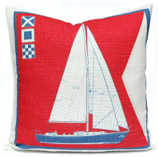 Sail Boat Pillow