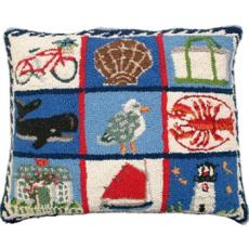 Coastal Quilted Hook Pillow