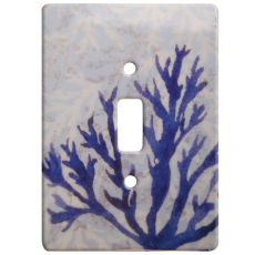Coral Ceramic Single Switch Wall Plate