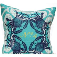 Crab Pillow - Ocean