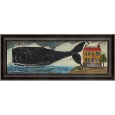 Main Nantucket II Framed Whale Art