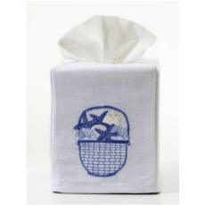 Sea Shell Basket Tissue Box Cover