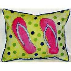 Flip Flops Indoor Outdoor Pillow