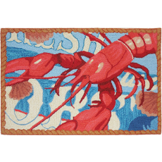 Fresh Catch Lobster Accent Rug