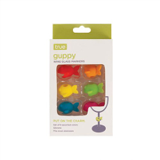 Colorful Fish Wine Glass Markers