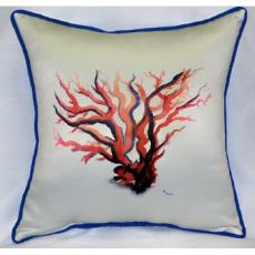 Red Coral Indoor Outdoor Pillow