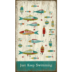 Keep Swimming Wall Art