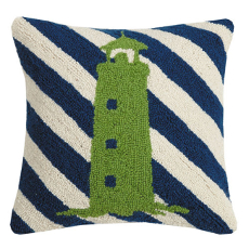 Lighthouse Stripes Hook Pillow