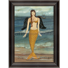 Mermaid Angel Framed Art