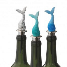 Mermaid Tail Wine Bottle Stopper (Set Of 3)