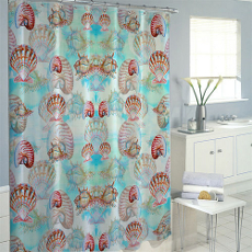 Multi Shells Shower Curtain