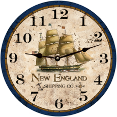New England Shipping Company Clock