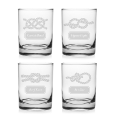 Nautical Knots Dor Glass Set