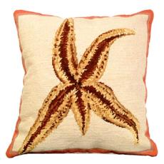 Sea Star  Needlepoint 100% Wool Thread Pillow