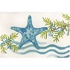 Ocean Tide Starfish Accent Rug