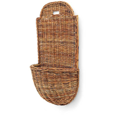 French Provence Rattan Wall Basket