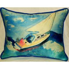 Sailboat Indoor Outdoor Pillow