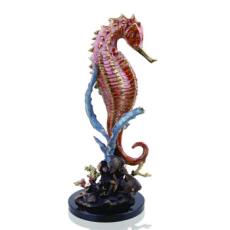 Seahorse With Coral Sculpture