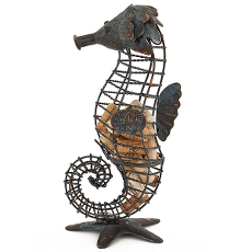 Seahorse Wine Cork Cage