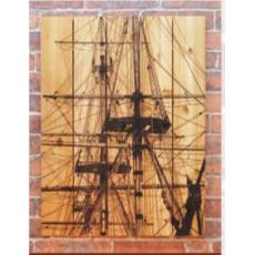 Tall Ship Wood Art