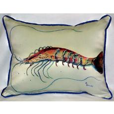 Betsy'S Shrimp Indoor Outdoor Pillow