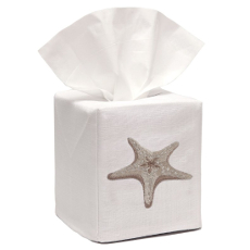 Morning Starfish Tissue Box Cover- Beige