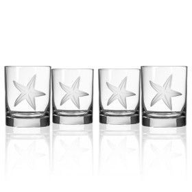 Starfish DOF Glass Set of 4