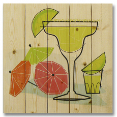 Summer Margaritas Wood Art