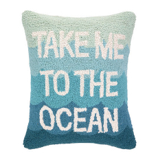 Take Me To The Ocean Hook Pillow