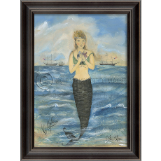 The Gift Mermaid Framed Art