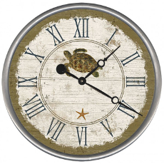 Personalized Sea Turtle Clock