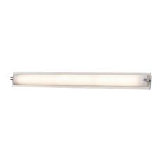 Piper 1 Light Vanity In Chrome With Frosted Glass - Medium