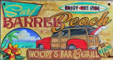 Woody Surf Wall Art