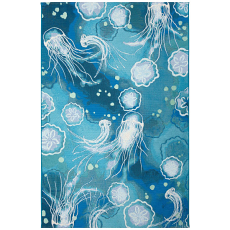 Liora Manne Marina Jelly Fish Indoor/Outdoor Rug Bloom 4'10" x 7'6"