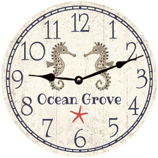 2 Seahorse Clock