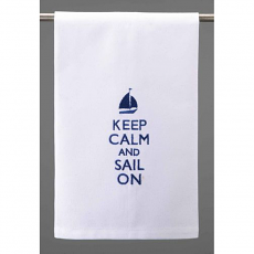 Keep Calm And Sail On Kitchen Towel