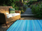 Cancun - Turquoise & Moss Green Indoor Outdoor Rug