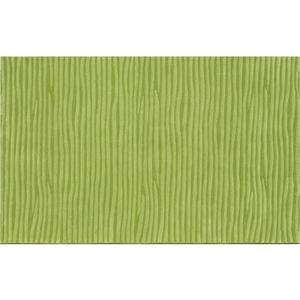 Wavy Green Tufted Rug, 5 X 8
