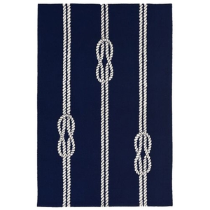 Ropes Navy Rug 5' X 7'6"