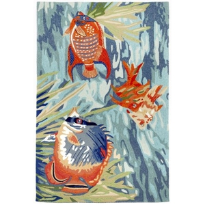 Tropical Fish Ocean Rug 7'6" X 9'6"