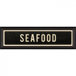 Seafood Framed Sign